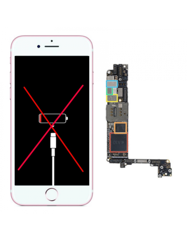 Reparar ic carga iPhone 7
