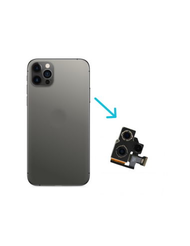 Cambiar cámara trasera iPhone 12 Pro Max
