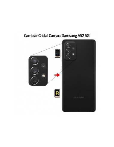 Cambiar cristal de cámara Samsung Galaxy a52