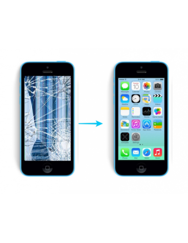Reparar pantalla iphone 5c compatible